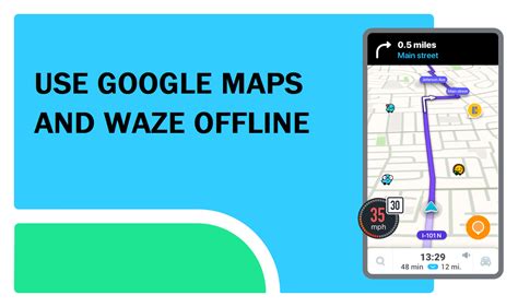 why is waze using offline maps